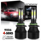1900W LED Headlight Kit HB4 9006 6000K White Low Beam for Acura Integra 94-2001