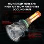 1900W LED Headlight Kit HB4 9006 6000K White Low Beam for Acura Integra 94-2001