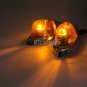 5x Teardrop Amber Yellow Cab Roof Top Marker Lights Universal for Kenworth Truck