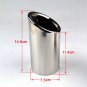 2x Chrome Stainless Steel Rear Exhaust Tail Muffler Pipe For Audi A4 B8 Q5 09-17