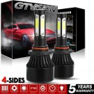 LED Headlight Kit HB3 9005 6000K 1900W 285000LM  High Beam for Acura RSX 05-06