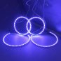 For Mitsubishi Lancer Evo X RGB Multi-Color Angel Eye Halo Ring Halogen headligh