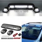 3PC Clear Lens Cab Roof Top Marker 30 LED White Light For 02-07 Chevy GMC Sierra