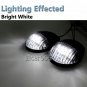 3PC Clear Lens Cab Roof Top Marker 30 LED White Light For 02-07 Chevy GMC Sierra