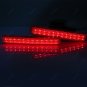 2Pcs Red Lens Rear Bumper Reflector Tail Stop Brake Light For Toyota Prius 11-15