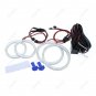 4Pcs Excellent SMD White Angel Eyes kit For Hyundai Tiburon 2003-2006 Halo Ring