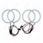 4Pcs 106mm LED SMD Angel Eyes Halo Rings Light Kit For BMW E46 3 Series 2D White