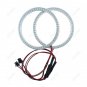 4Pcs 106mm LED SMD Angel Eyes Halo Rings Light Kit For BMW E46 3 Series 2D White