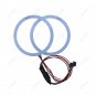 4Pcs 106mm LED SMD Angel Eyes Halo Rings Light Kit For BMW E46 3 Series 2D White