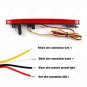 2Pcs LED Lens Rear Bumper Reflector Brake Light For Honda Odyssey 2007-2008 Red