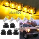 Smoke Cab Roof Running Marker Light + Amber LED For Ford F-250 F-350 Super Duty