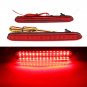 2x Lens Rear Bumper Reflector LED Tail Stop Brake Light For Honda Odyssey 07-08