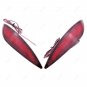 2x LED Lens Rear Bumper Reflector Brake Light For Hyundai Elantra 2011-2014 Red