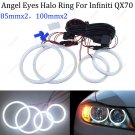 LED Halo Ring For infiniti QX70 FX37 FX50 FX35 2009-2013 LED Angel Eye SMD DRL