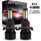 LED Headlight Kit 9008 H13 6000K High Low 1900W 285000LM for 2006-2010 Hummer H3