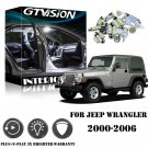 7Pcs Bright White Interior LED Light Package Kit for 2000-2006 Jeep Wrangler TJ
