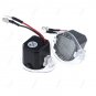 2x White LED Side Rear View Mirror Puddle Lights For Jeep Grand Cherokee 2014-16