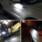 2x White LED Side Rear View Mirror Puddle Lights For Jeep Grand Cherokee 2014-16