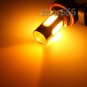 2x High Power 11W Bright Yellow H11 H8 CREE COB LED Bulbs For Car DRL Fog Lights