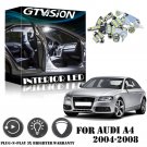 22Pcs White LED Interior Lights Package Kit For Audi Avant A4 S4 B6 B7 2004-2008