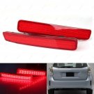2x LED Lens Rear Bumper Reflector Brake Light For Toyota Prius 11-15 Waterproof