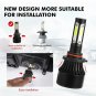 2x 1900W LED Headlight Bulb HB3 9005 6000K High Beam for Honda Accord 1990-2017