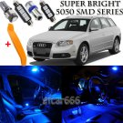 23 x Canbus Blue Interior LED Lights Kit + TOOL For 2002 - 2008 Audi A4 S4 B6 B7