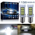 2x 1156 BA15S P21W 92SMD Super Bright White LED Backup Reverse Light Bulbs 12V