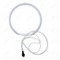 4x 127.5mmx2+158mmx2 LED Angel Eyes Halo Rings Light White For BMW E53 X5 99-04