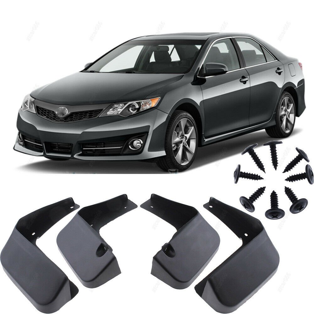 4Pcs Tire Mud Sand Splash Flap Guard Fender For 2012-2014 Toyota Camry SE Sport
