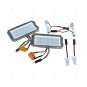 2Pcs For Fiat 500 + Cabriolet LED SMD License Plate Light Number Plate Light 12V