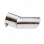 1x Chrome Stainless Steel Rear Exhaust Tail Muffler Pipe For Honda CR-V 2012-17