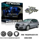 12x LED Interior Light kit Error Free For Volkswagen MK5 GTI GOLF RABBIT 2006-09