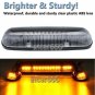 3PCS 30 LED Cab Marker Roof Amber Lights Assembly for 02-07 Chevy Silverado GMC