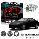 6Pcs Bright Red Interior LED Lights Package Kit For 2003-2008 Hyundai Tiburon