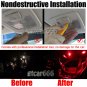 6Pcs Bright Red Interior LED Lights Package Kit For 2003-2008 Hyundai Tiburon