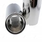 2x Chrome Stainless Steel Rear Exhaust Tail Muffler Pipe For BMW E90/E91 3Series
