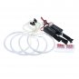 4X131mm Headlight LED CCFL Angel Eyes Halo Rings Lights For BMW E36 E39 E46 Red