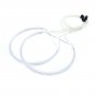 4X131mm Headlight LED CCFL Angel Eyes Halo Rings Lights For BMW E36 E39 E46 Red