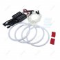 4Pcs 120mm Red CCFL Angel Eye Halo Ring Light LED Headlight For BMW E30 E32 E34