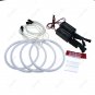 4Pcs 120mm Red CCFL Angel Eye Halo Ring Light LED Headlight For BMW E30 E32 E34