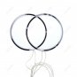 4Pcs 120mm Red CCFL Angel Eye Halo Ring Light LED Headlight For BMW E30 E32 E34