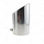 2Pcs For VW Passat/CC/EOS Chrome Stainless Steel Exhaust Tail Muffler Tip Pipe