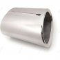 1Pcs For BMW X3 2011-2012 Chrome Stainless Steel Exhaust Tail Muffler Tip Pipe