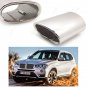 1Pcs For BMW X3 2011-2012 Chrome Stainless Steel Exhaust Tail Muffler Tip Pipe