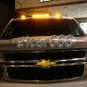 3x Clear Top Cab Marker Light Amber LED for Chevy Silverado GMC Sierra 2002-2007
