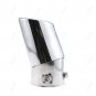 1Pcs 76mm For Honda CR-V Chrome Stainless Steel Exhaust Tail Muffler Tip Pipe