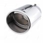1Pcs 76mm For Honda CR-V Chrome Stainless Steel Exhaust Tail Muffler Tip Pipe