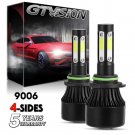 2Pc 4COB LED Headlight Kit HB4 9006 6000K 1900W Fog light for Acura TL 2002-2006