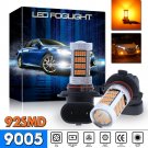 92SMD 9005 9145 HB3 Amber LED Fog Light Bulb for Dodge Ram 1500 2500 3500 09-17